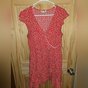 Womens Large Flowy Cherry Dress